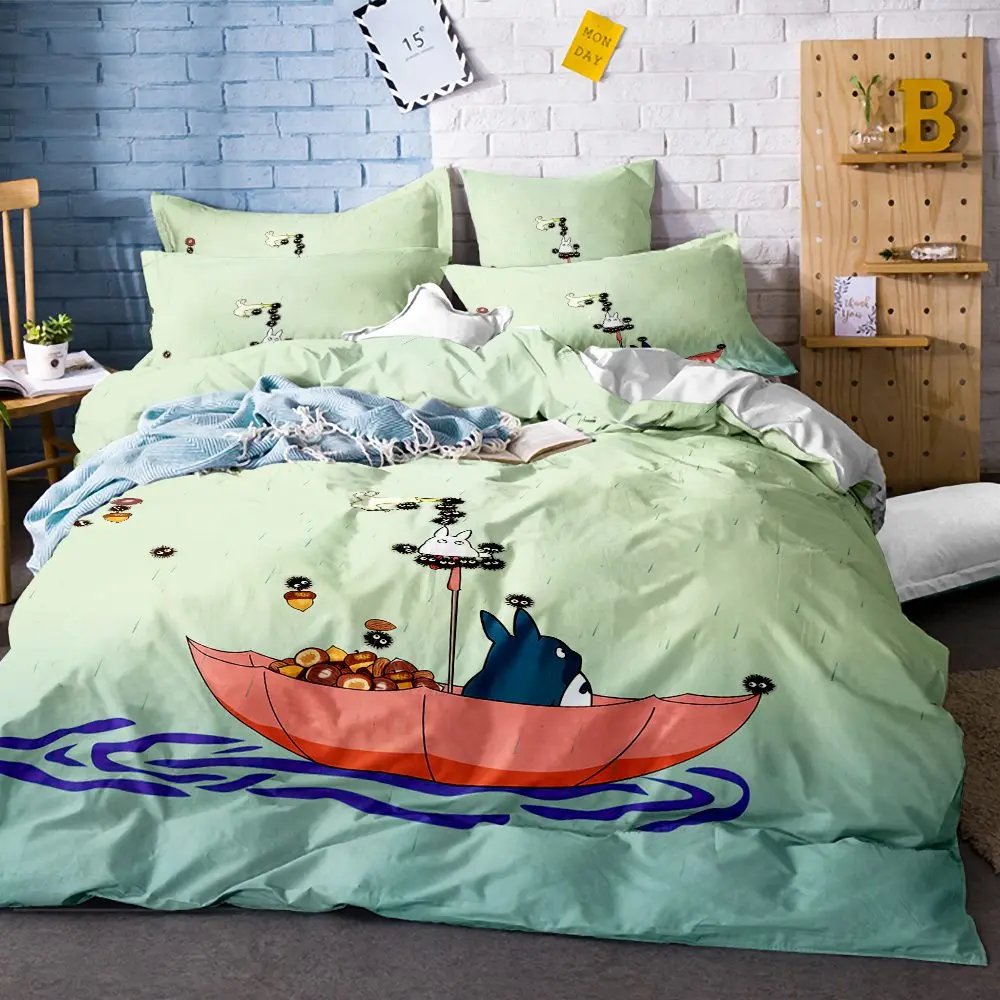 Totoro Anime Duvet Cover Bedding Set