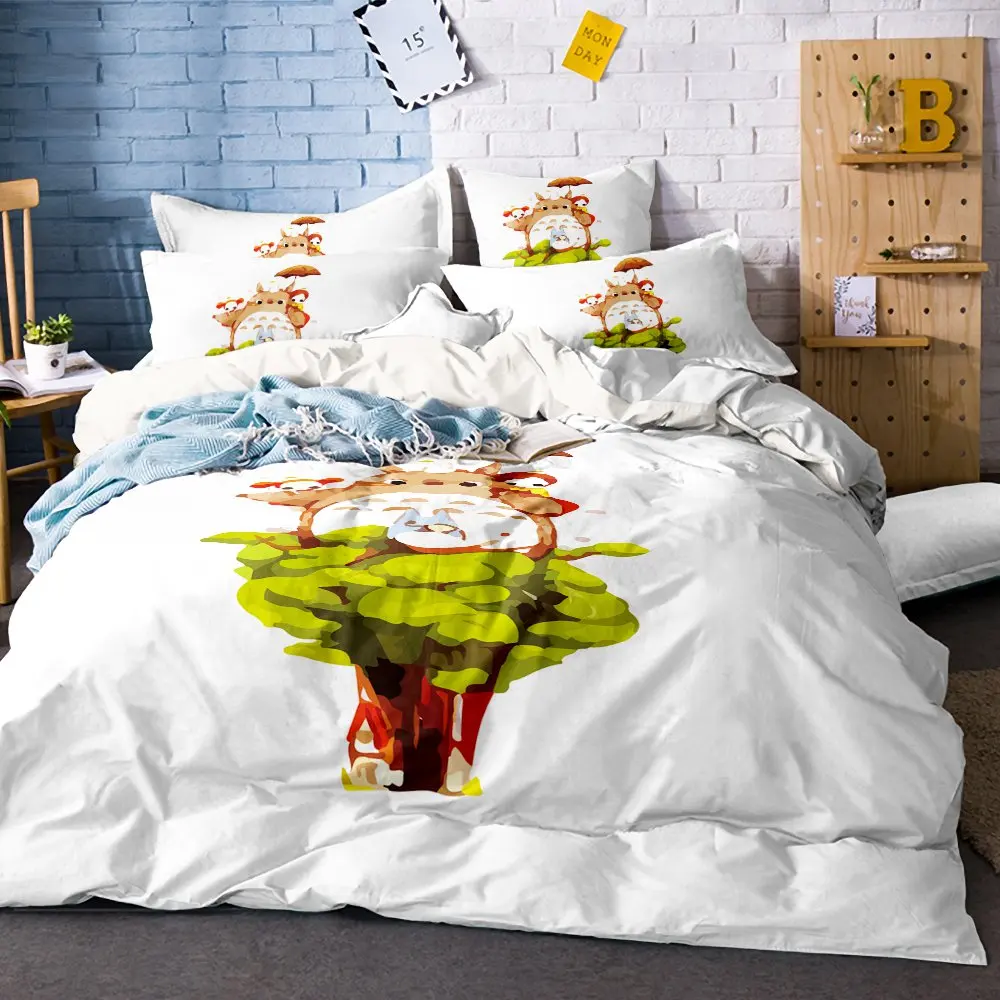 Totoro Anime Duvet Cover Bedding Set