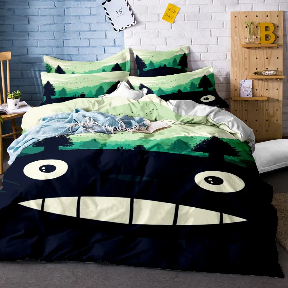 Totoro Anime Duvet Cover Bedding Set