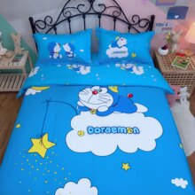 Kawaii Doraemon Cartoon Duvet Cover Bedding Set Kawaii Doraemon Cartoon Duvet Cover Bedding Set