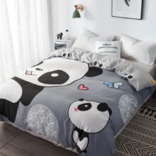 Cartoon Panda Printed Duvet Cover Bed Sets Cartoon Panda Printed Duvet Cover Bed Sets