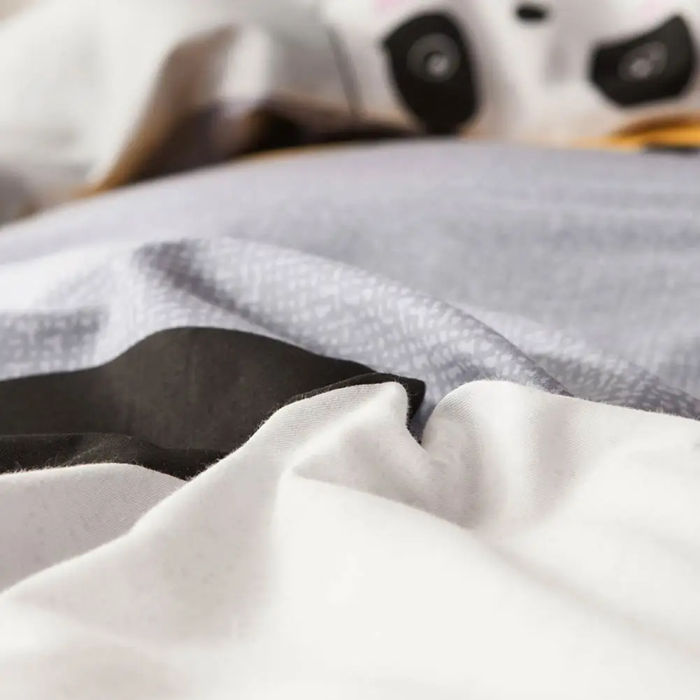 Cartoon Panda Printed Duvet Cover Bed Sets