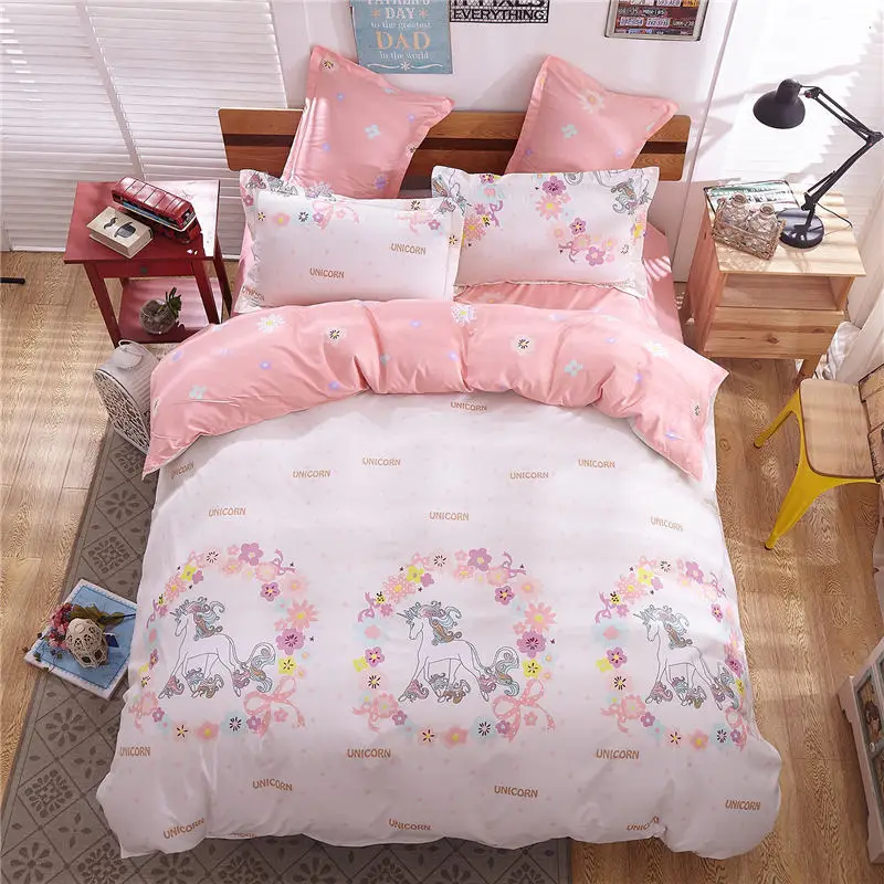 Cartoon Duvet Bed Cover With Pillowcases Cartoon Duvet Bed Cover With Pillowcases