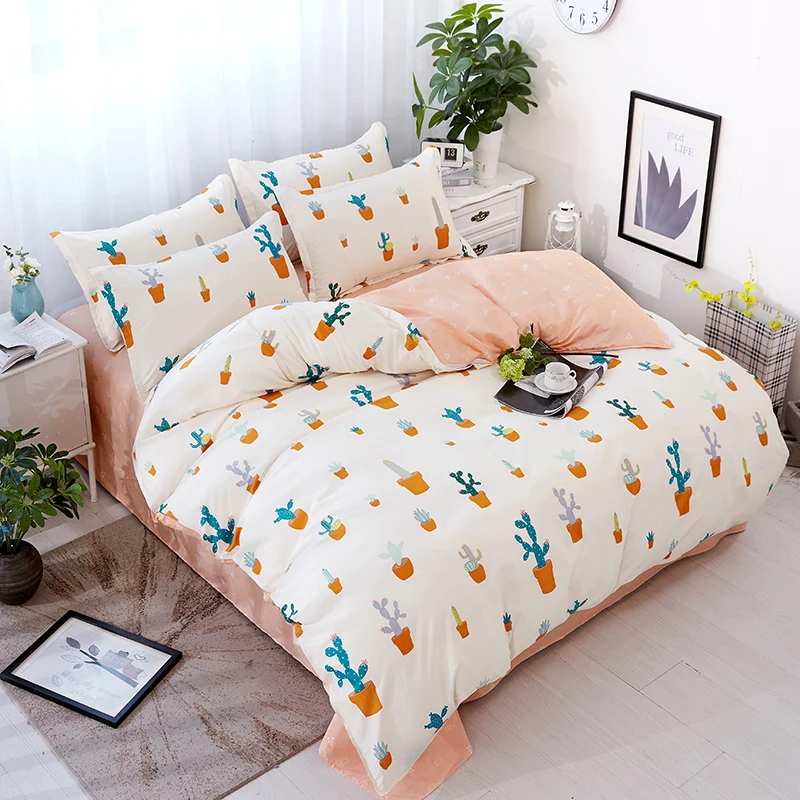Cute Cartoon Soft Duvet Cover Bedclothes