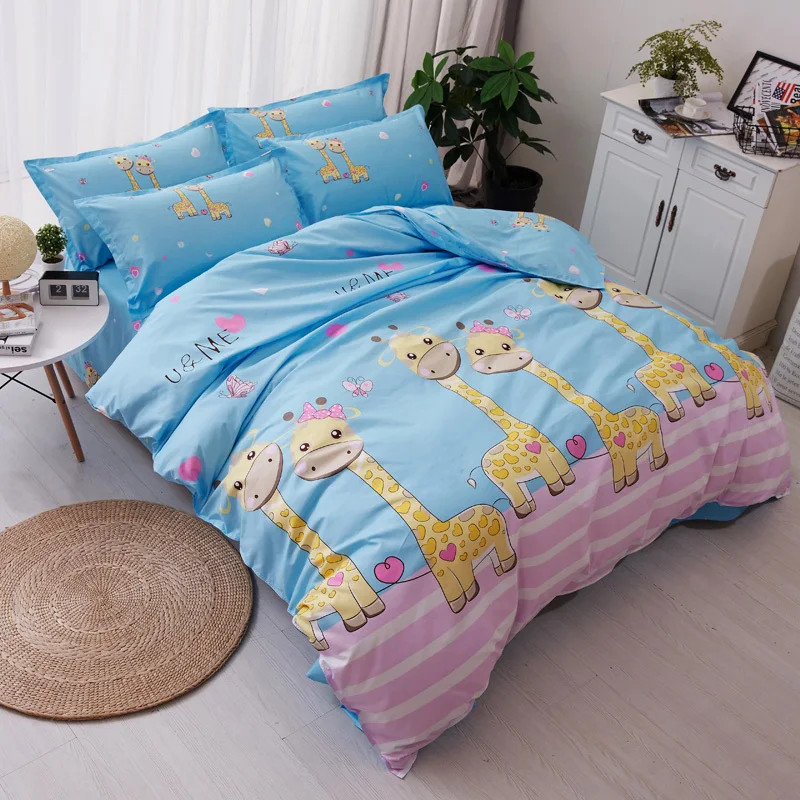 Cute Cartoon Soft Duvet Cover Bedclothes