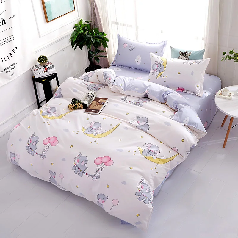Cute Cartoon Soft Duvet Cover Bedclothes