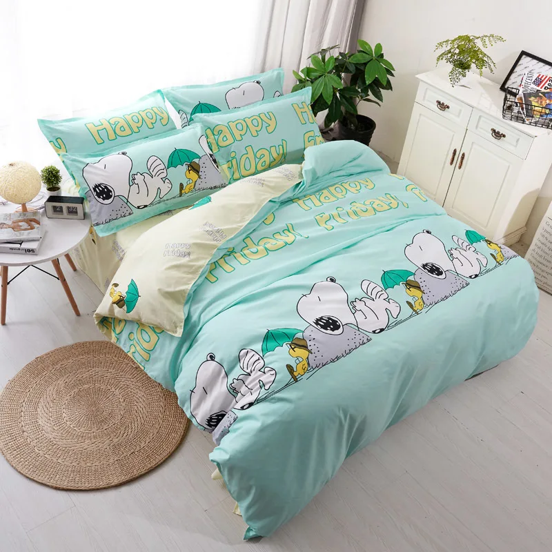 Cute Cartoon Soft Duvet Cover Bedclothes