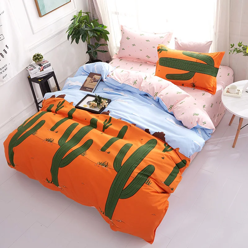 Cute Cartoon Soft Duvet Cover Bedclothes