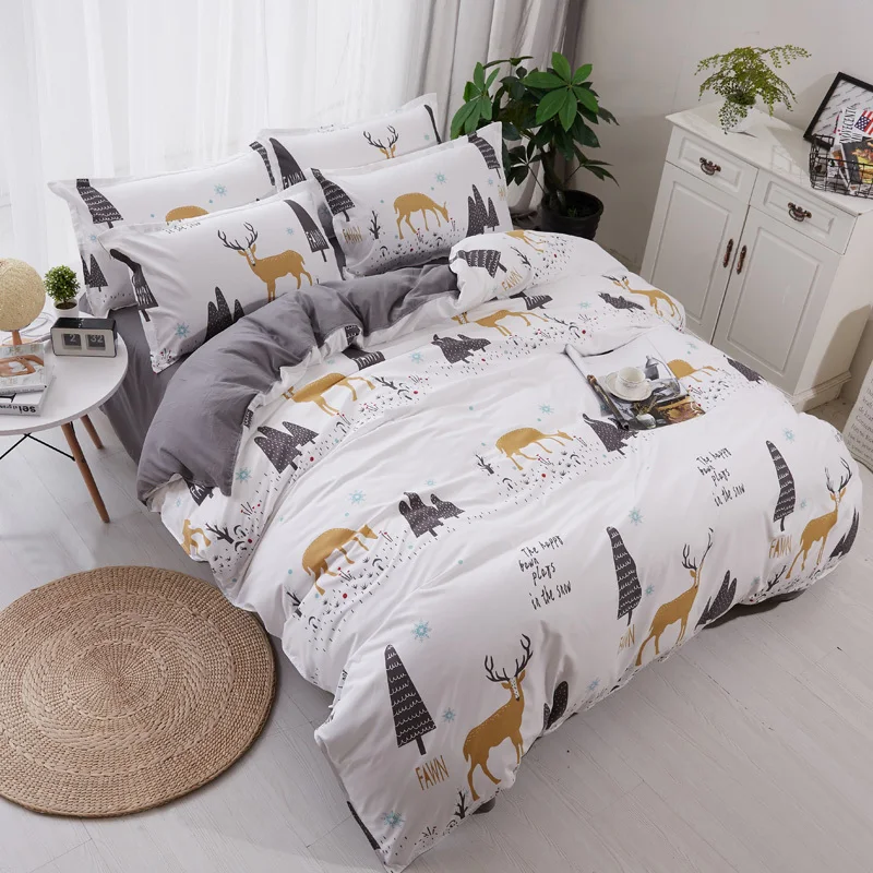 Cute Cartoon Soft Duvet Cover Bedclothes