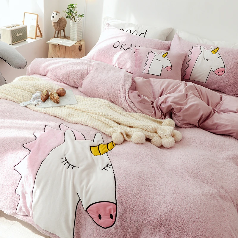 Princess Penguin Duvet Cover Bed Set