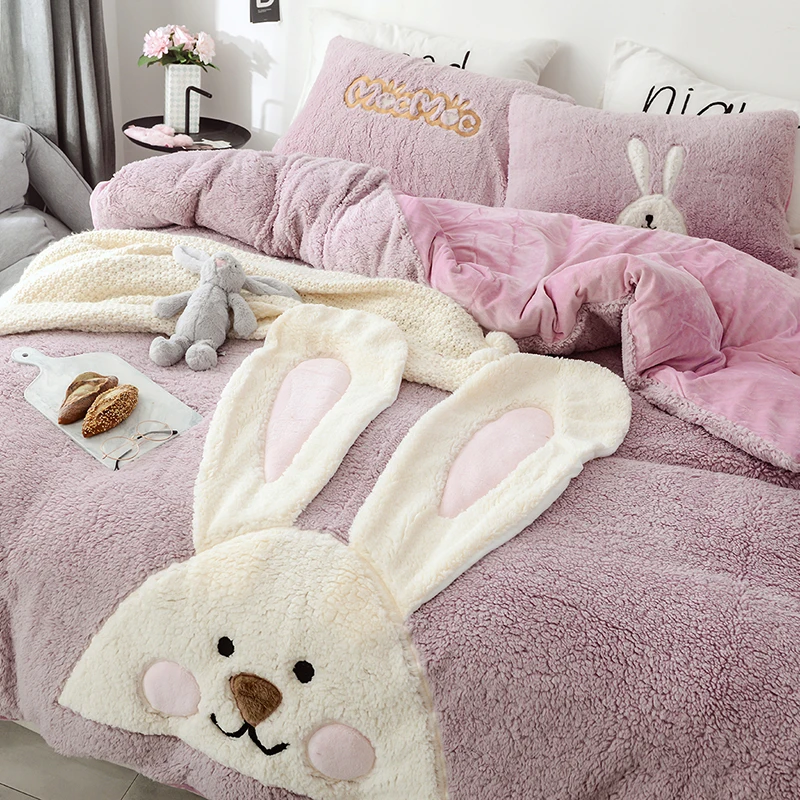 Princess Penguin Duvet Cover Bed Set