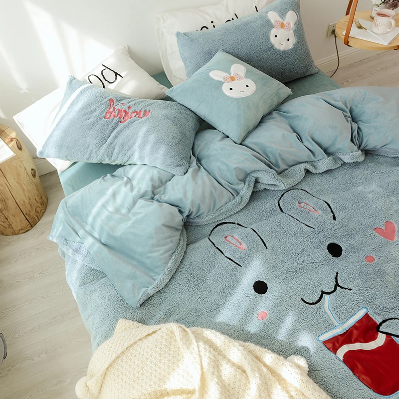 Princess Penguin Duvet Cover Bed Set