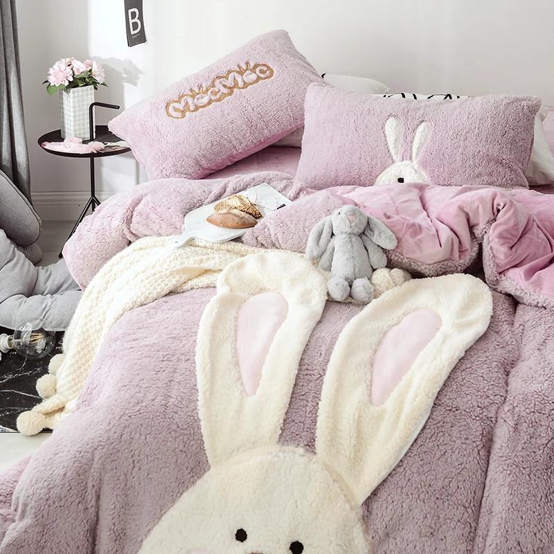 Princess Penguin Duvet Cover Bed Set