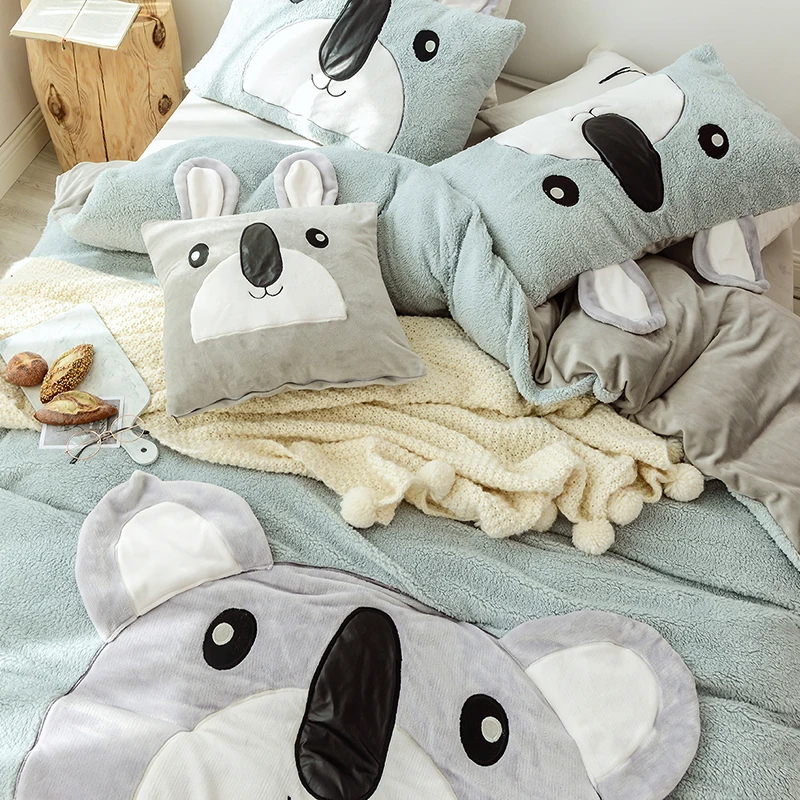 Princess Penguin Duvet Cover Bed Set