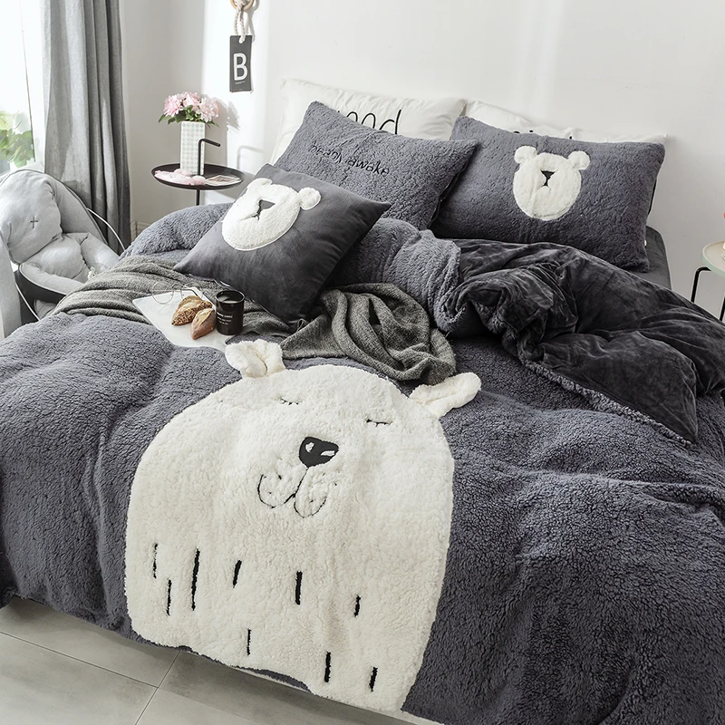 Princess Penguin Duvet Cover Bed Set