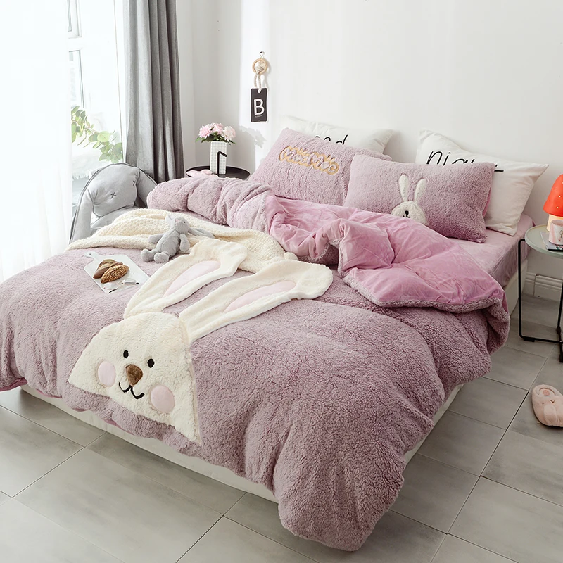 Princess Penguin Duvet Cover Bed Set