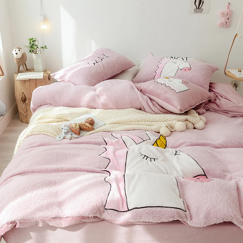 Princess Penguin Duvet Cover Bed Set