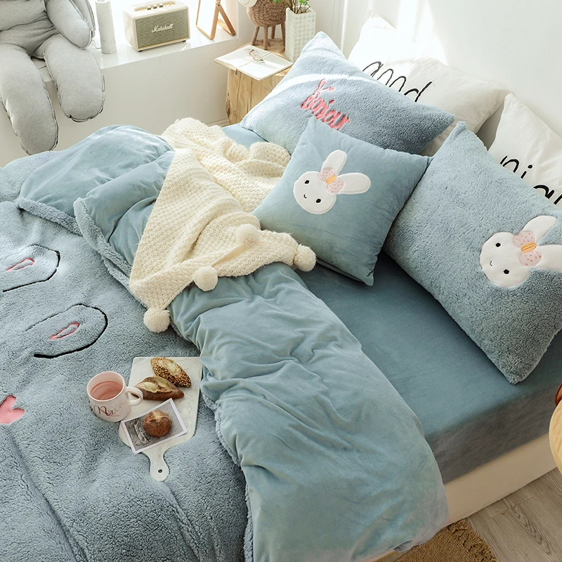 Princess Penguin Duvet Cover Bed Set