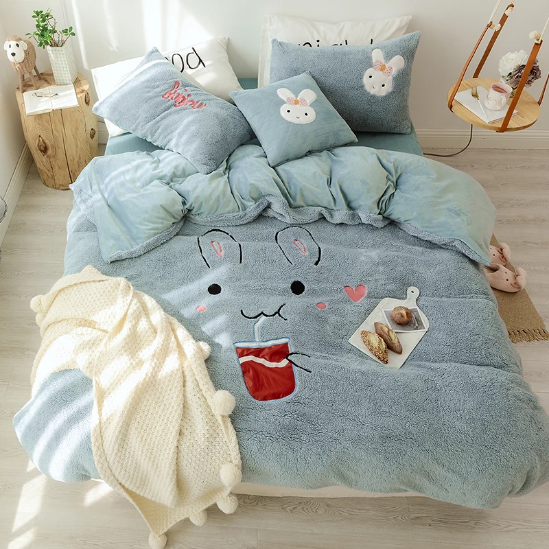 Princess Penguin Duvet Cover Bed Set