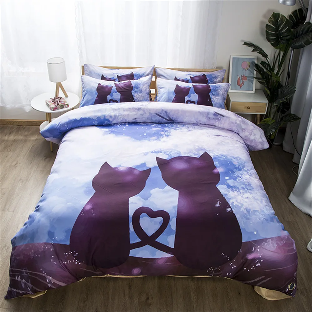 Anime Cartoon Kawaii 3D Duvet Cover Bedding Set