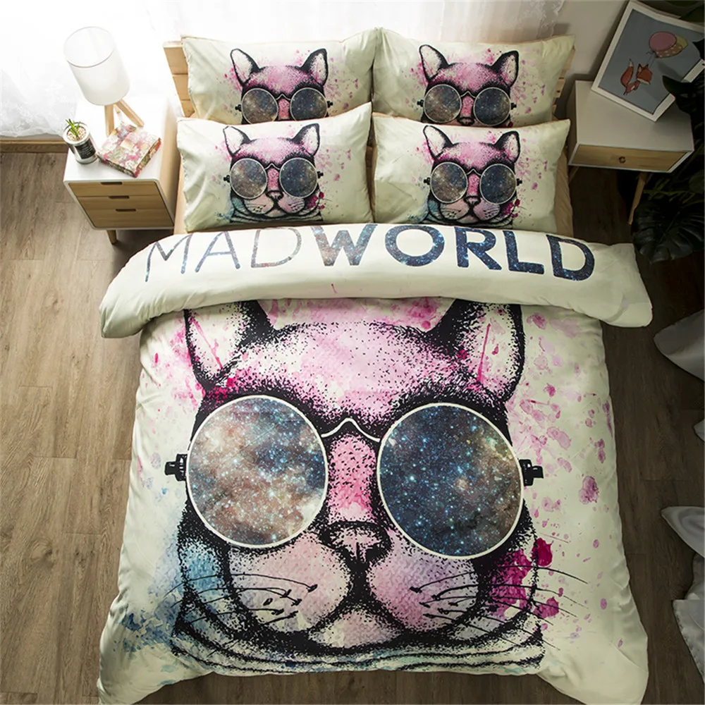 Anime Cartoon Kawaii 3D Duvet Cover Bedding Set