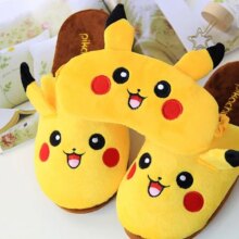 Pokemon Pikachu Cartoon Cosplay Shoes With Eye Mask Pokemon Pikachu Cartoon Cosplay Shoes With Eye Mask
