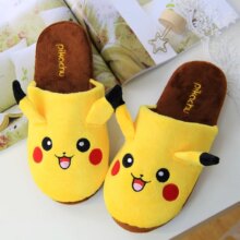 Pokemon Pikachu Cartoon Indoor Warm Shoes With Eye Mask Pokemon Pikachu Cartoon Indoor Warm Shoes With Eye Mask