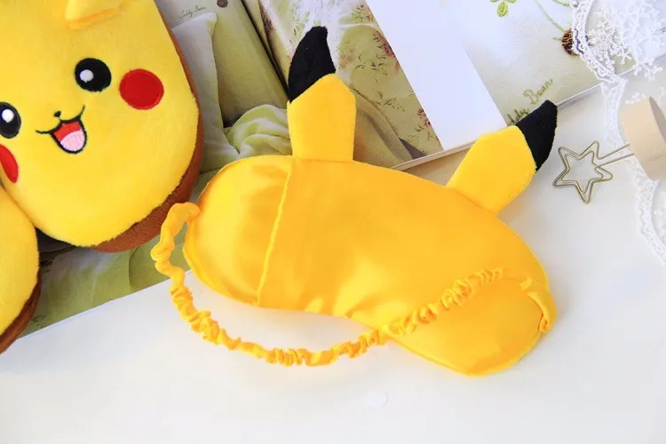 Pokemon Pikachu Cartoon Indoor Warm Shoes With Eye Mask Pokemon Pikachu Cartoon Indoor Warm Shoes With Eye Mask