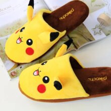 Pokemon Pikachu Cartoon Indoor Warm Shoes With Eye Mask Pokemon Pikachu Cartoon Indoor Warm Shoes With Eye Mask