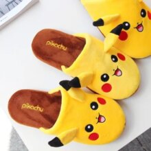 Kawaii Pokemon Pikachu Anime Yellow Shoes For Unisex Kawaii Pokemon Pikachu Anime Yellow Shoes For Unisex