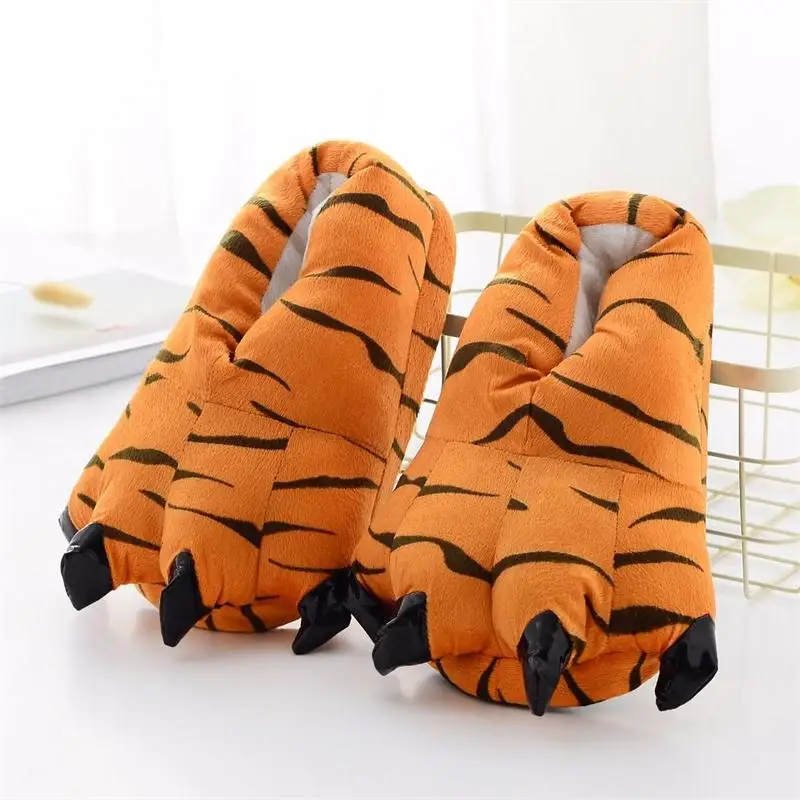 Animal Cartoon Dinosaur Paw Warm Shoes For Kids & Adults