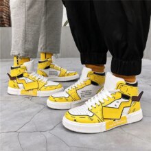 Pikachu Classic High Top Vulcanized Casual Shoes For Men Pikachu Classic High Top Vulcanized Casual Shoes For Men