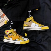 Pokemon Pikachu Poke Ball Anime Canvas Kawaii Sports Shoes Pokemon Pikachu Poke Ball Anime Canvas Kawaii Sports Shoes