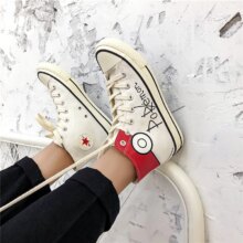 Pikachu Pokemon Anime Printed Casual Canvas Shoes For Men Pikachu Pokemon Anime Printed Casual Canvas Shoes For Men