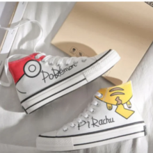 Pikachu Anime Cartoon Canvas Casual Comfortable Shoes For Men And Women Pikachu Anime Cartoon Canvas Casual Comfortable Shoes For Men And Women