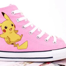 Pikachu Anime Cartoon Canvas Casual Comfortable Shoes For Men And Women Pikachu Anime Cartoon Canvas Casual Comfortable Shoes For Men And Women