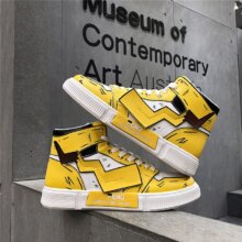 Pikachu Leather Classic High Top Men Vulcanized Casual Shoes Pikachu Leather Classic High Top Men Vulcanized Casual Shoes
