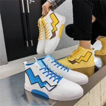 Pikachu High Top Men Vulcanized Casual Shoes Pikachu High Top Men Vulcanized Casual Shoes
