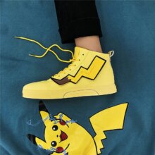 Pikachu High Top Men Vulcanized Casual Shoes Pikachu High Top Men Vulcanized Casual Shoes