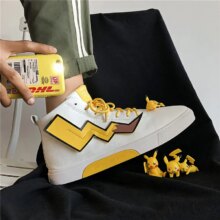 Pikachu High Top Men Vulcanized Casual Shoes Pikachu High Top Men Vulcanized Casual Shoes