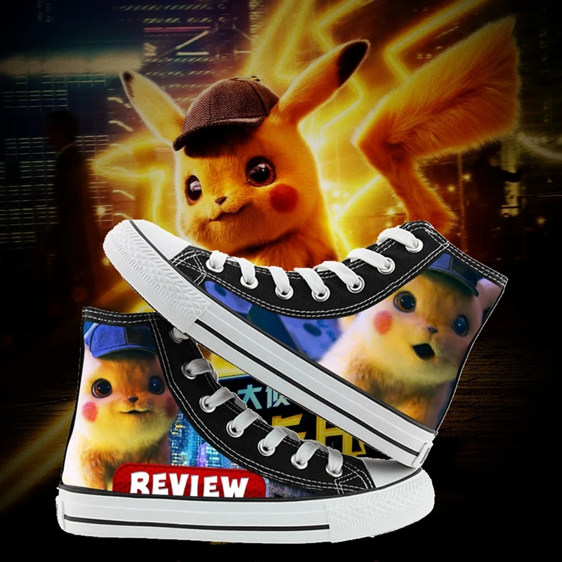 Pikachu Anime Cartoon Casual Comfortable Shoes For Men And Women