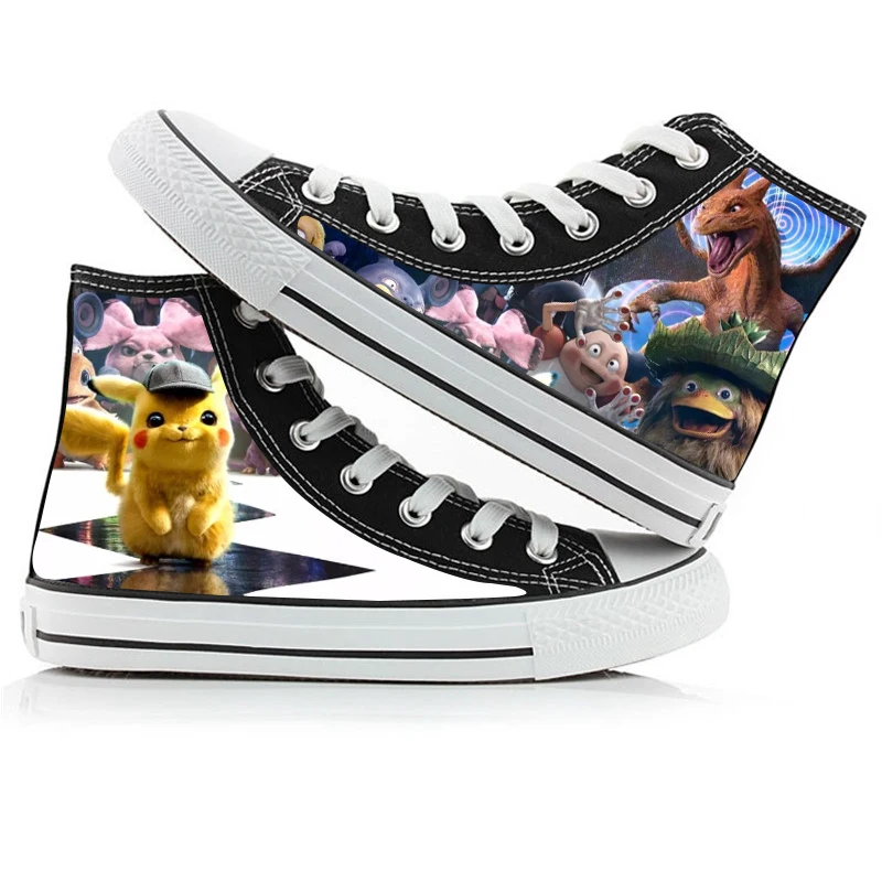 Pikachu Anime Cartoon Casual Comfortable Shoes For Men And Women