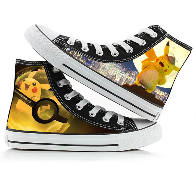Pikachu Anime Cartoon Casual Comfortable Shoes For Men And Women