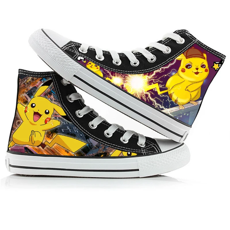 Pikachu Anime Cartoon Casual Comfortable Shoes For Men And Women