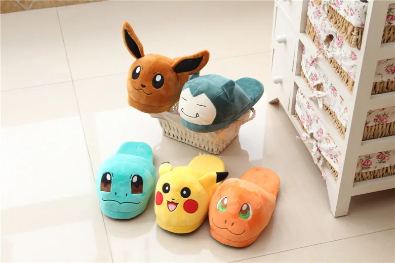 Pokemon Anime Warm Plush Shoes For Children Pokemon Anime Warm Plush Shoes For Children