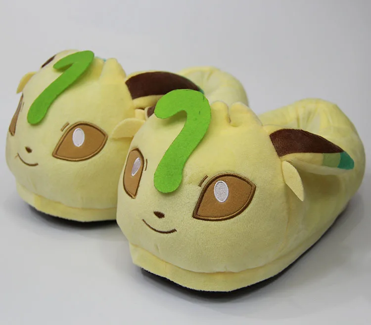 Pokemon Cartoon Plush Warm Slippers For Children