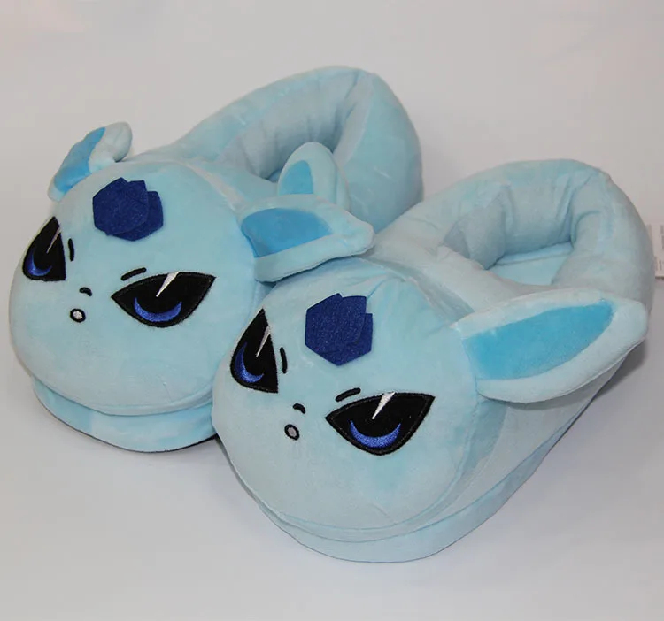 Pokemon Cartoon Plush Warm Slippers For Children