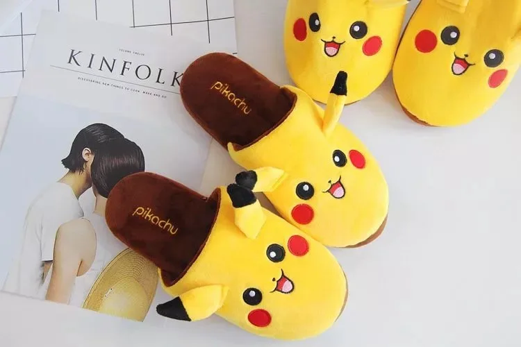Pokemon Cartoon Warm Plush Shoes