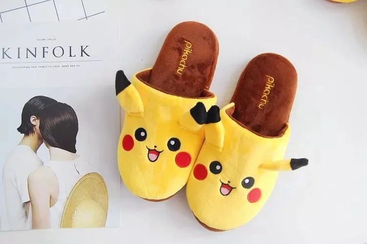 Pokemon Cartoon Warm Plush Shoes