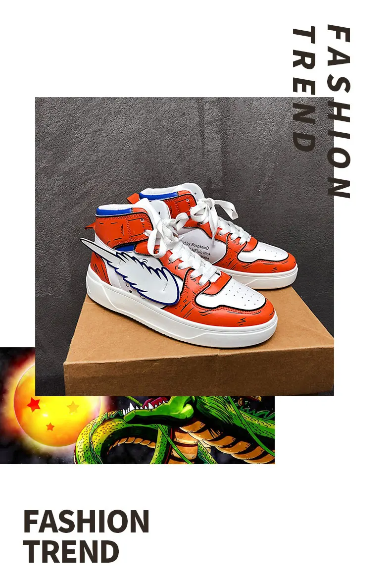 Pikachu Classic High Top Men Vulcanized Casual Shoes